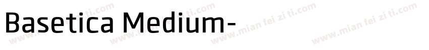 Basetica Medium字体转换